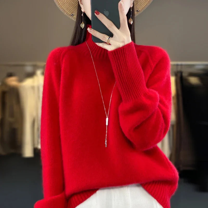 Milan Wool Turtleneck Sweater