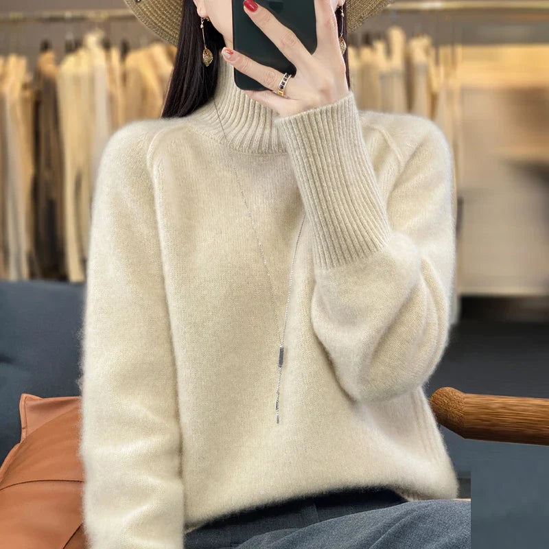 Milan Wool Turtleneck Sweater