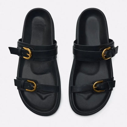 Karma Stride Leather Sandals