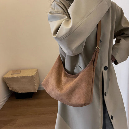 Capri Suede Shoulder Bag