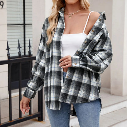 Downtown Plaid Long Sleeve