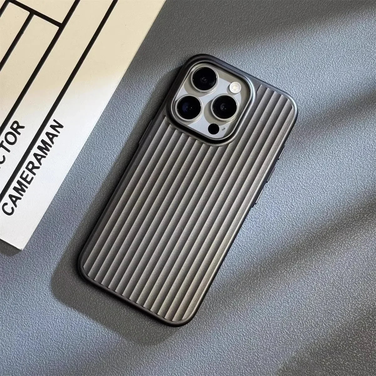 Corrugated Armor Titanium iPhone Case
