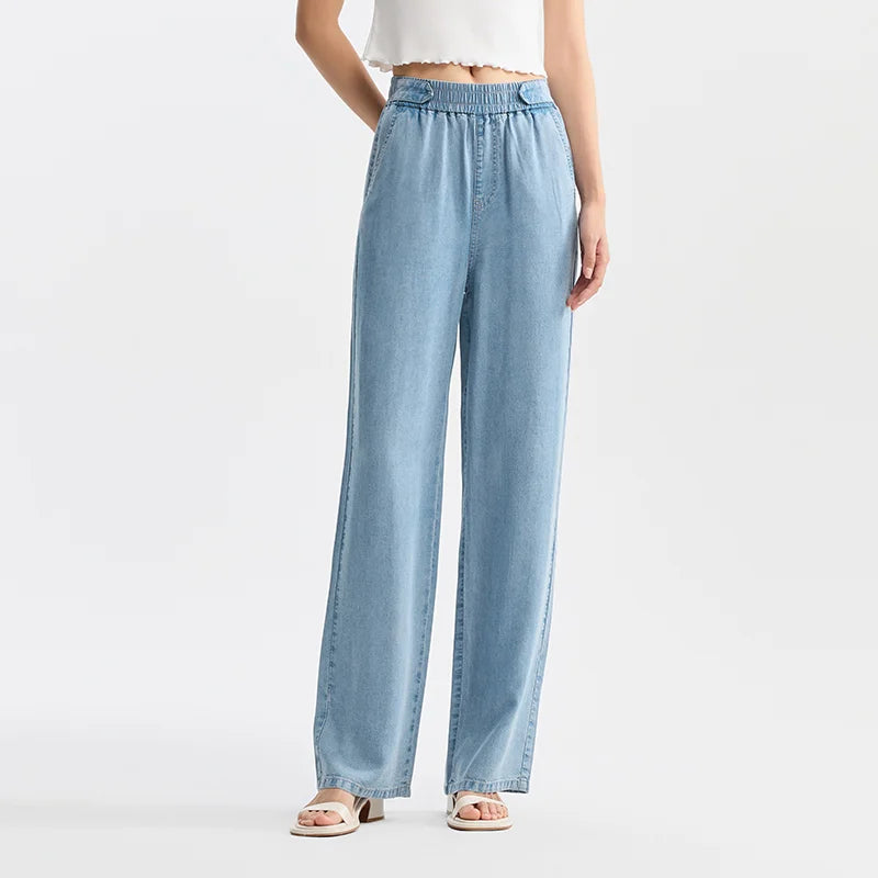 Effortless Denim Trouser