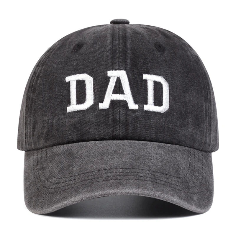 Embroidered 'Mom & Dad' Cap Duo
