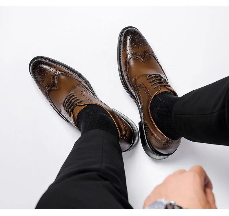 Heritage Brogue Leather Shoes