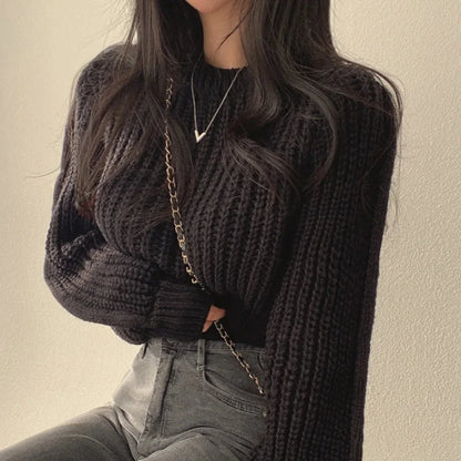 Anne Prestige Ribbed Knit Sweater