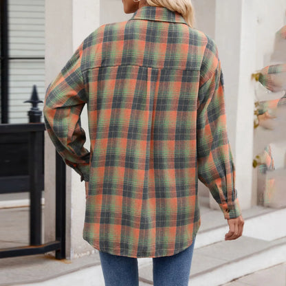 Downtown Plaid Long Sleeve
