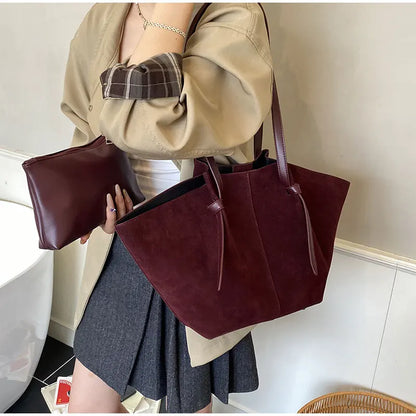 Siena Suede Tote Bag
