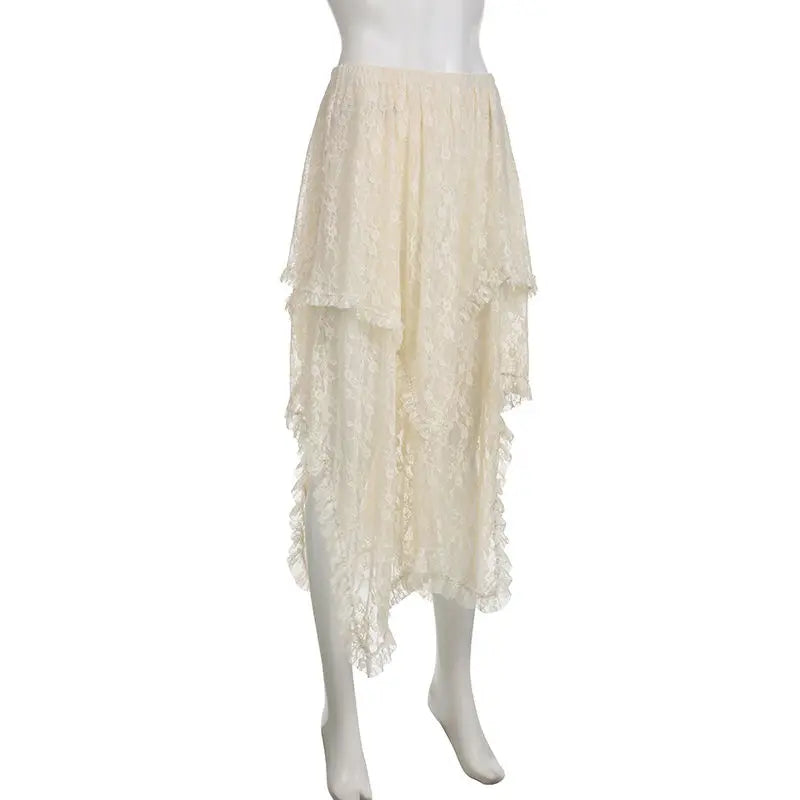 Elysian Lace Cascade Skirt