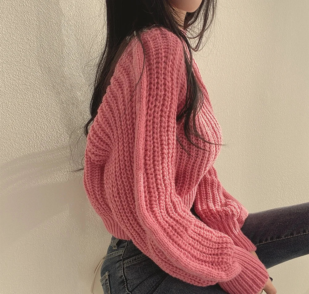 Anne Prestige Ribbed Knit Sweater