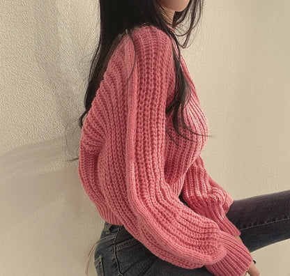 Anne Prestige Ribbed Knit Sweater