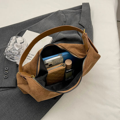 Capri Suede Shoulder Bag