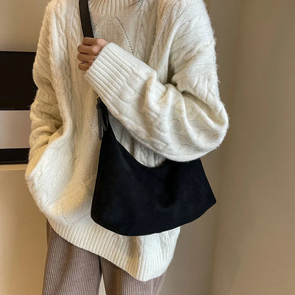 Capri Suede Shoulder Bag