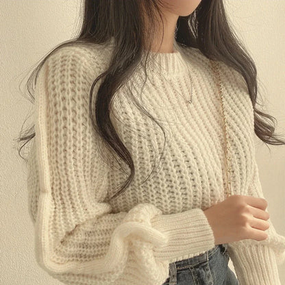 Anne Prestige Ribbed Knit Sweater
