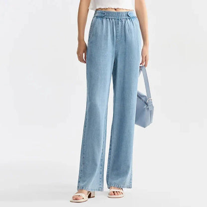 Effortless Denim Trouser