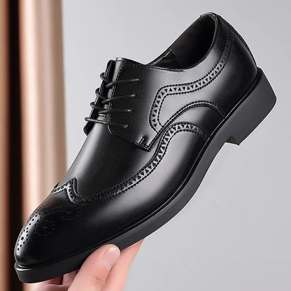 Echelon Leather Oxford Shoes