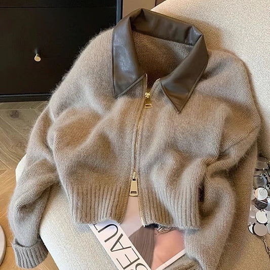 Ravena Wool Zip Cardigan