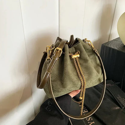 Florence Suede Shoulder Bag