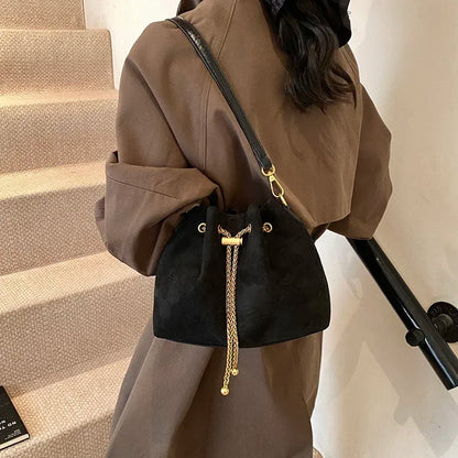 Florence Suede Shoulder Bag