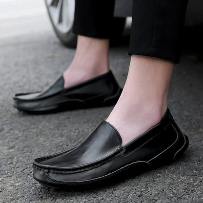 Brookstone Leather Loafers