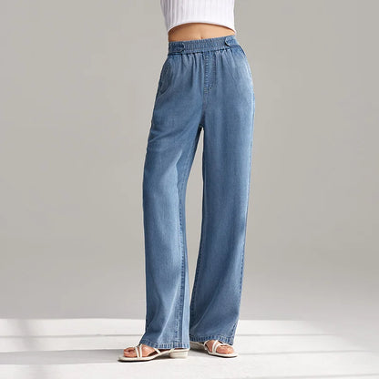 Effortless Denim Trouser
