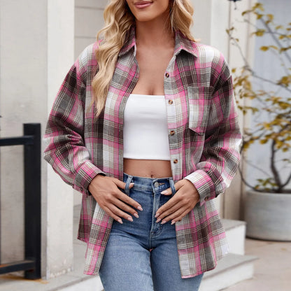 Downtown Plaid Long Sleeve