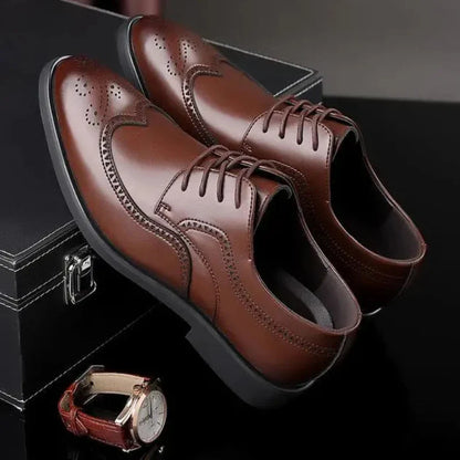 Echelon Leather Oxford Shoes