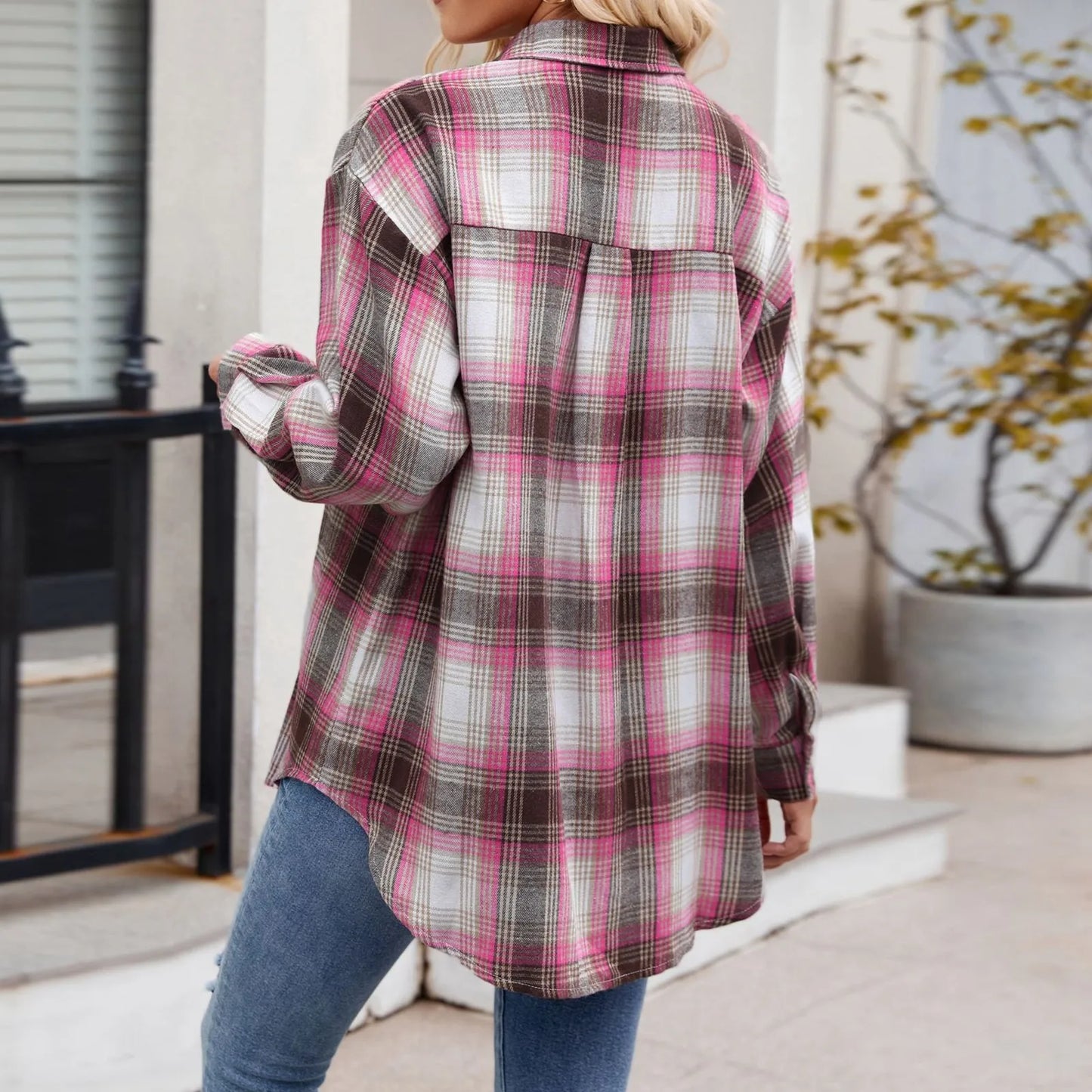 Downtown Plaid Long Sleeve