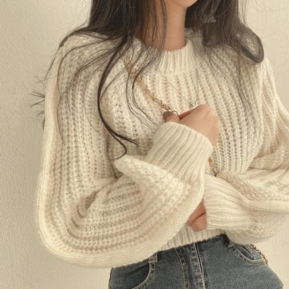 Anne Prestige Ribbed Knit Sweater