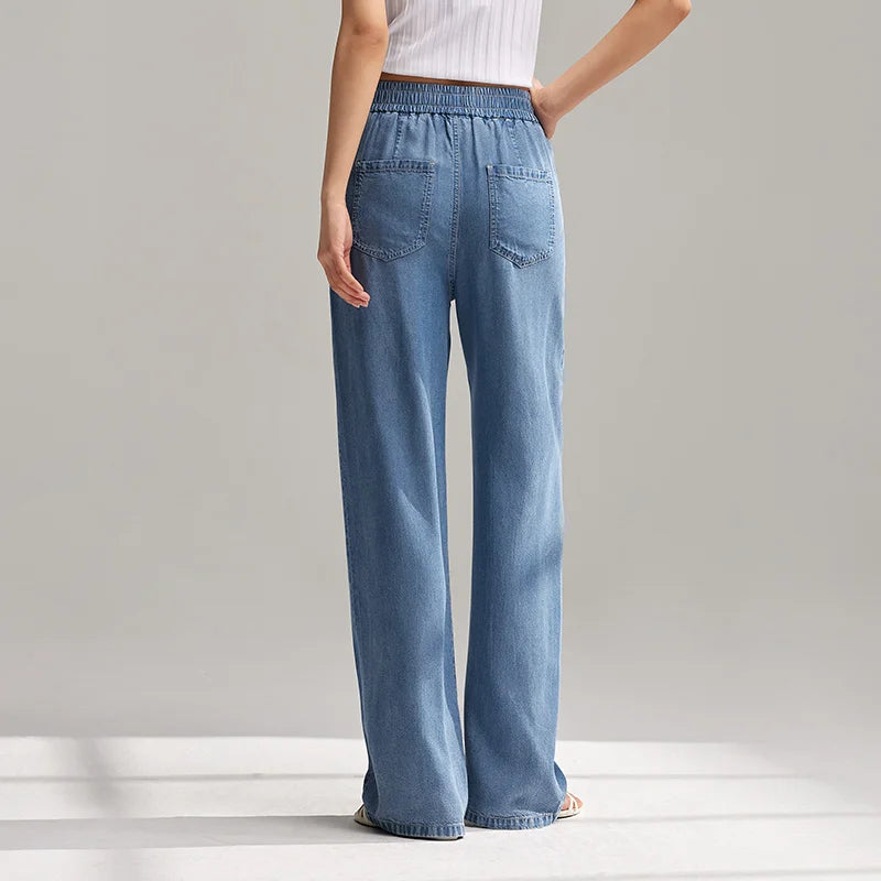 Effortless Denim Trouser