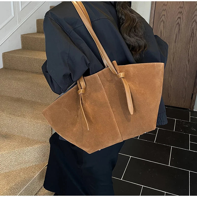 Siena Suede Tote Bag
