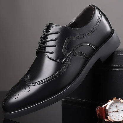 Echelon Leather Oxford Shoes