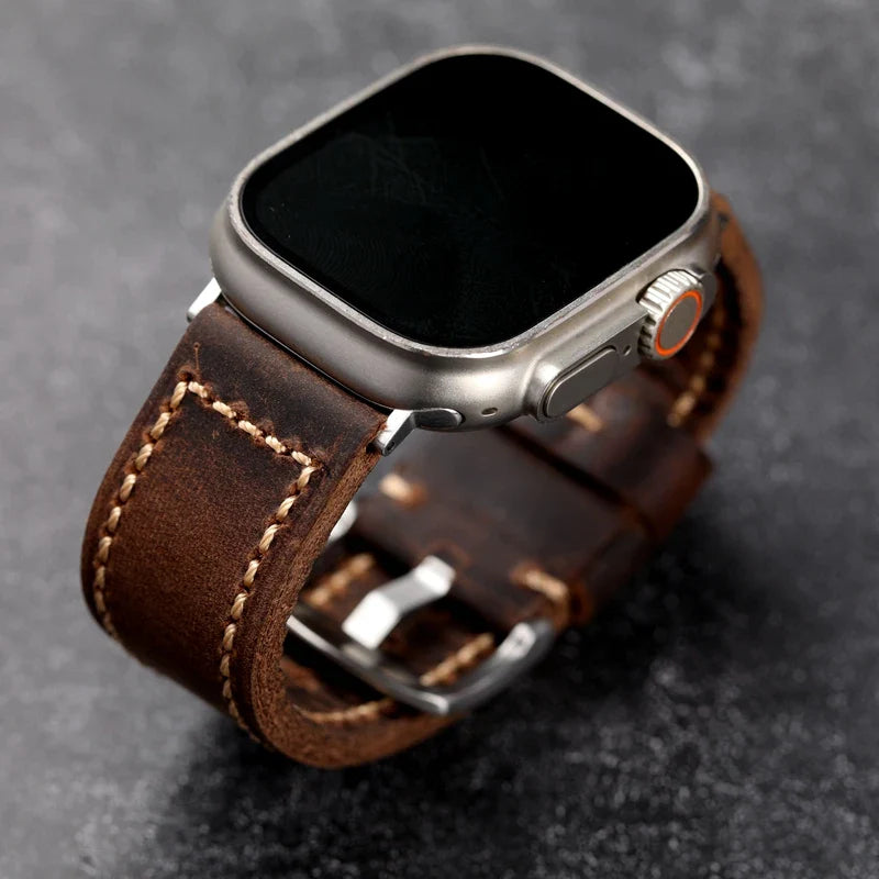 Balaton Cowhide Leather Apple Watch Band