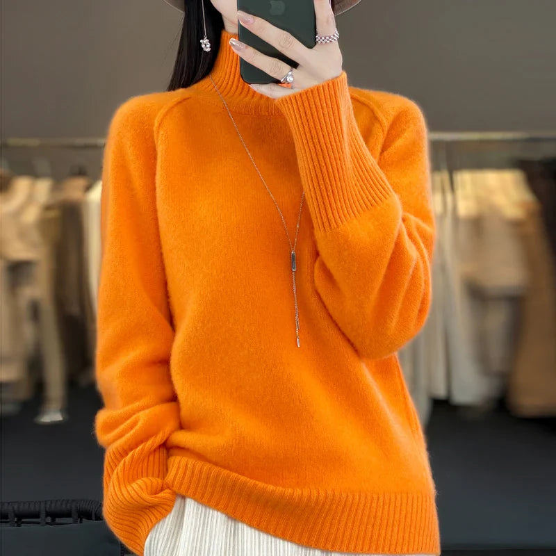 Milan Wool Turtleneck Sweater