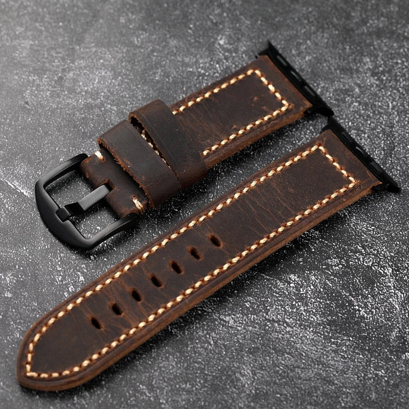 Balaton Cowhide Leather Apple Watch Band