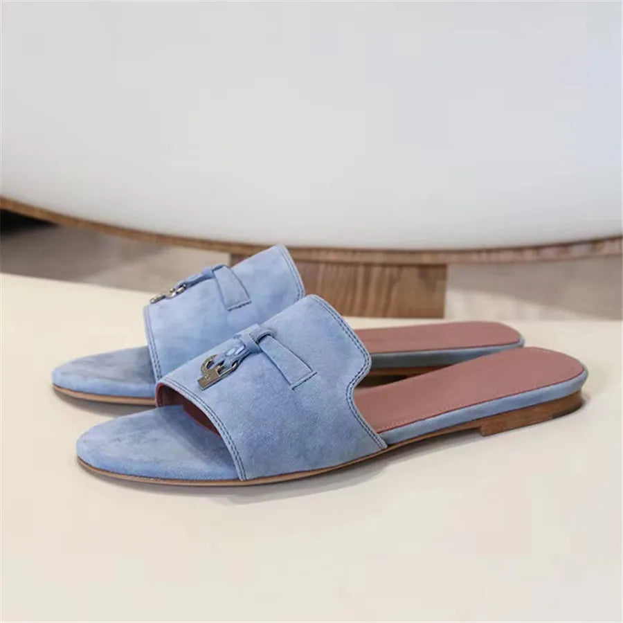 Lisa Porro Suede Slip Ons