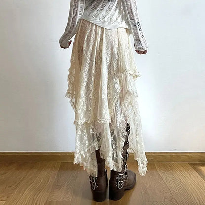 Elysian Lace Cascade Skirt