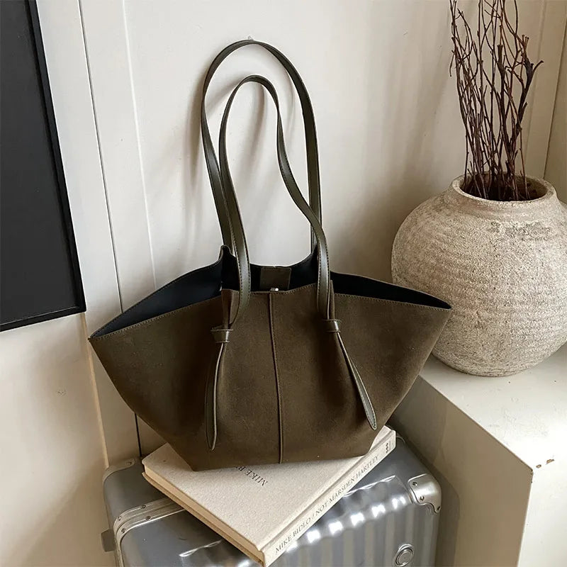 Siena Suede Tote Bag