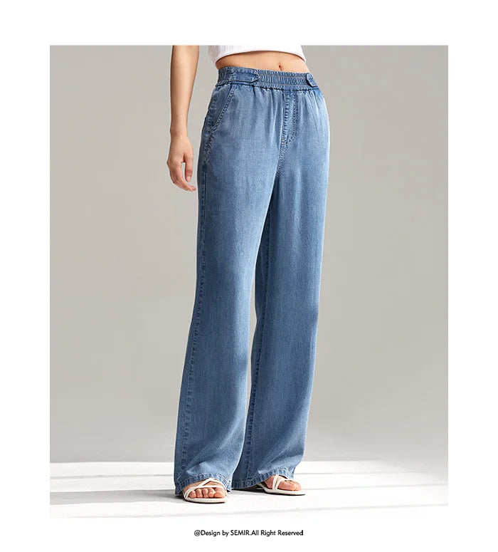 Effortless Denim Trouser