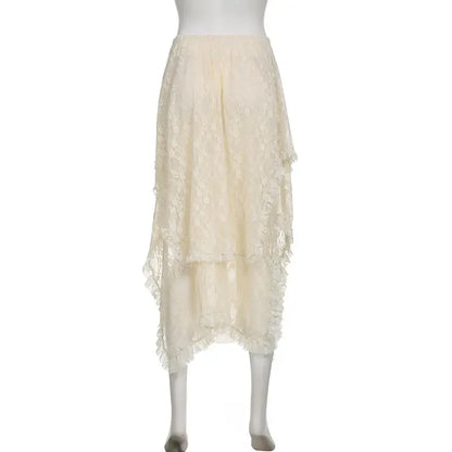 Elysian Lace Cascade Skirt