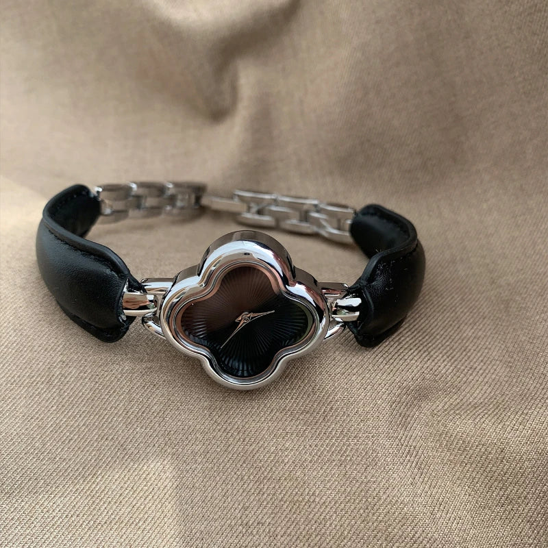 Mrs. Lucky Clover Dial  Gold-Plated Watch