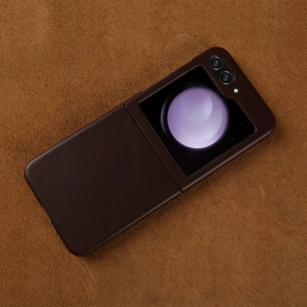 Artisan's Series: Vintage Leather Galaxy Z Flip Case