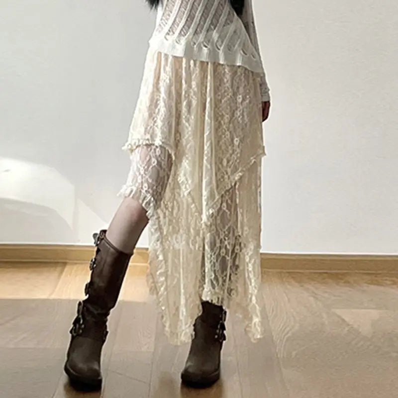 Elysian Lace Cascade Skirt