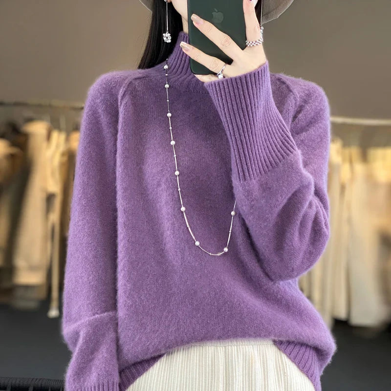 Milan Wool Turtleneck Sweater