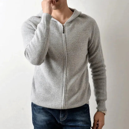 Meridian Cashmere Zipper Hoodie