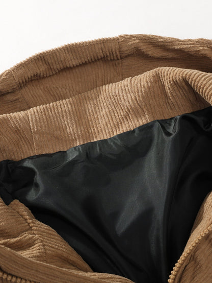 Capri Corduroy Hooded Jacket