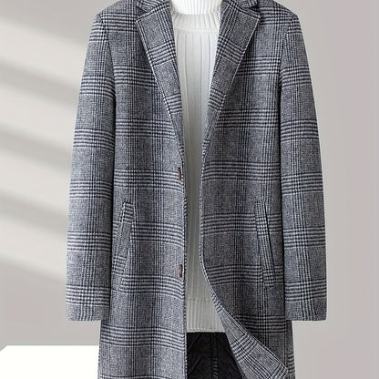 Rivello Checked Wool Overcoat
