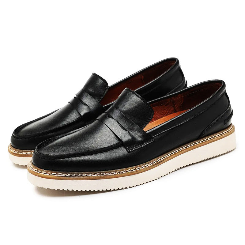 Genoa Leather Penny Loafer