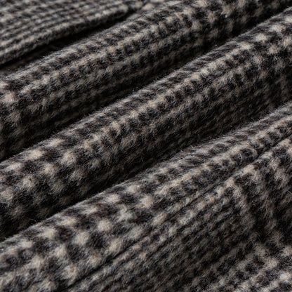 Rivello Checked Wool Overcoat