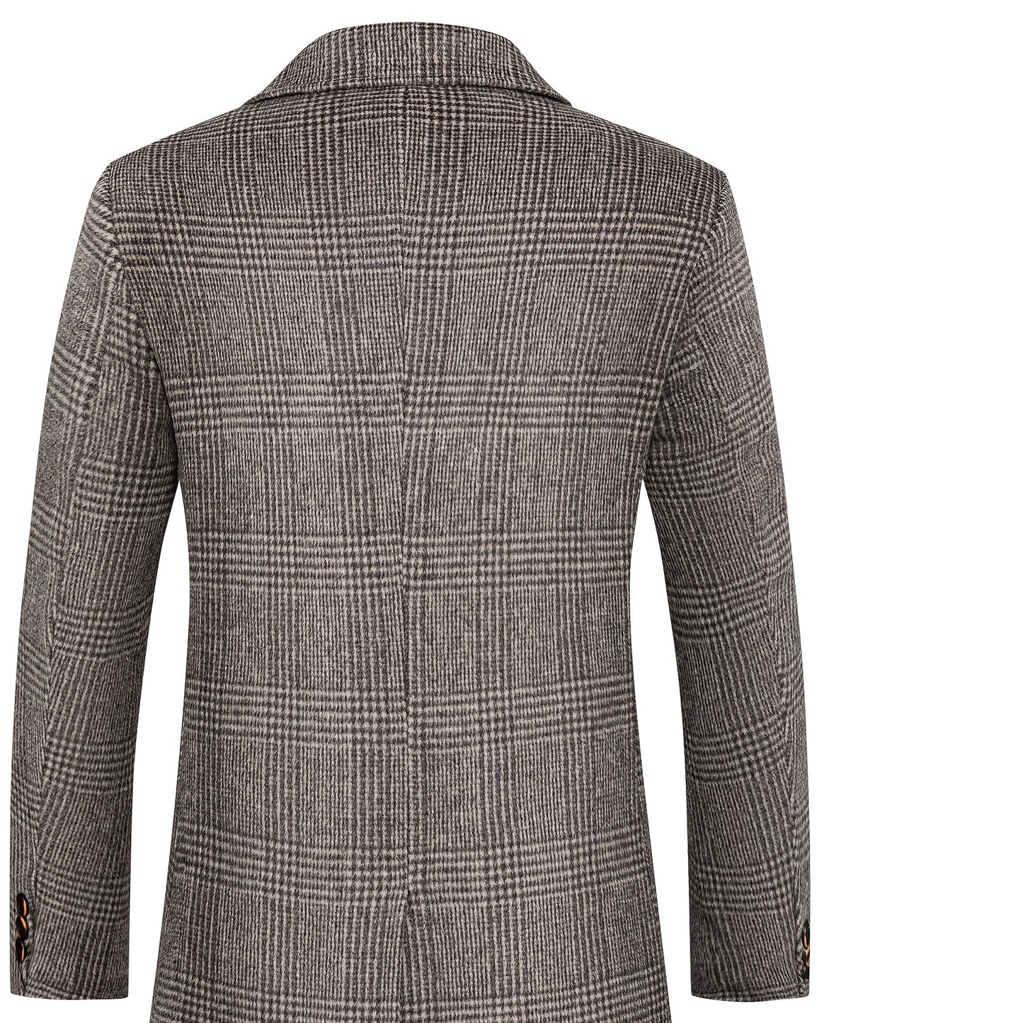 Rivello Checked Wool Overcoat